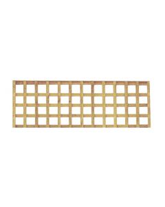 0.6m x 1.83m (24") Green Treated  H/D Capped Square Trellis