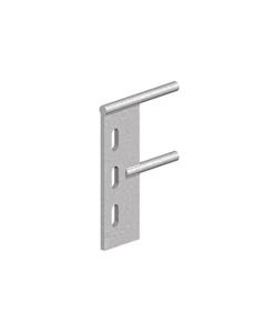 150mm 2 Pin Cleat Galvd Offset For Capping Supplied In LH & RH Pieces