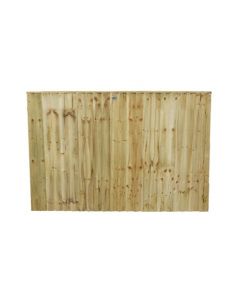 1.2 x 1.83m (4') Green Treated Featheredge Fence Panel