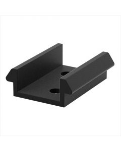 Durapost Black 20mm Capping Rail Clips Bag of 10