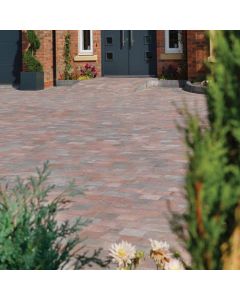 Pavestone Pavesett Tumbled Block Paving - Brindle (100 x 150 x 50mm)