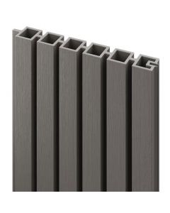 Durapost 6Ft Urban Slatted Composite Panel (Pack Of 2) Grey