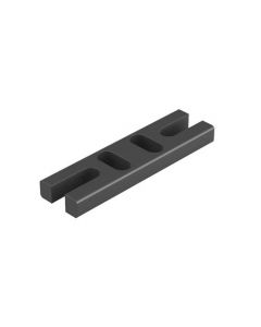 Durapost Black 60x20mm Capping Rail Packers Bag of 10