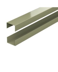 Durapost Rails For Urban Slatted Composite Panel (Pk2) Olive Grey