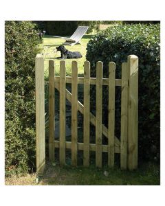 Round Top Picket Gate 1.2m High x 900mm RTPG120