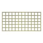 0.9m x 1.83m (3') Green Treated  H/D Capped Square Trellis