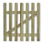 Round Top Picket Gate 900mm x 900mm RTPG90