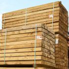 Pack of 50no 100x200mm* - 2.4m Long New Treated Green Sleepers